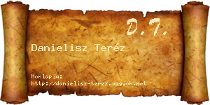Danielisz Teréz névjegykártya